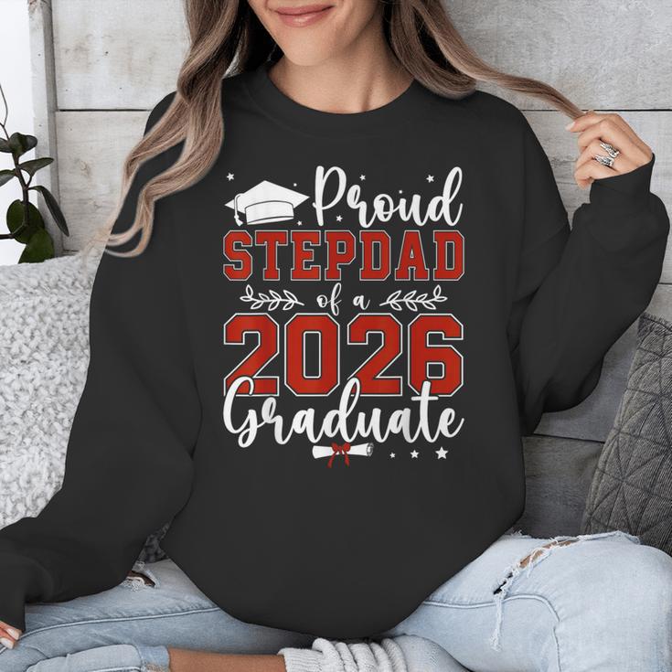 Proud Stepdad Of a Class Of 2026 Graduate For Graduation Unisex Sweatshirt