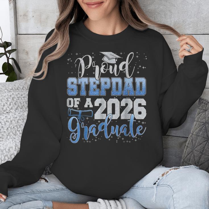 Proud Stepdad Of Senior 2026 Class Of 2026 Graduation Unisex Sweatshirt