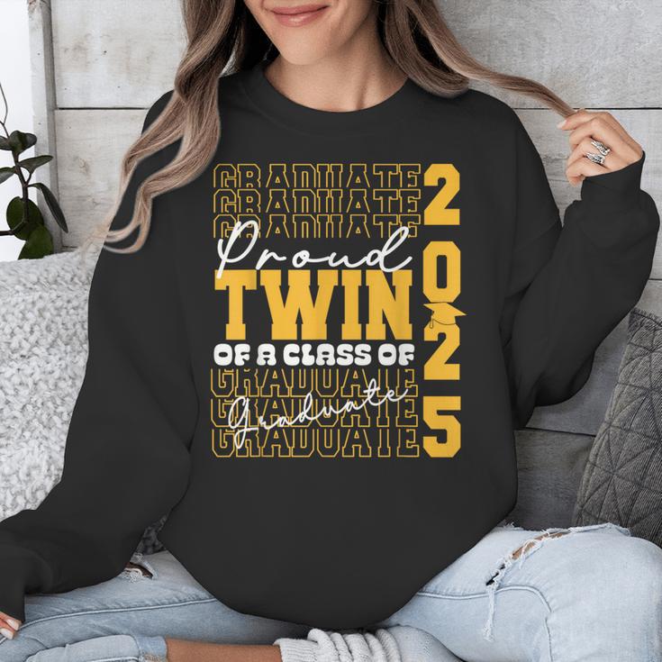 Proud Twin Of a 2025 Graduate Grad Prom Graduation Squad 25 Unisex Sweatshirt
