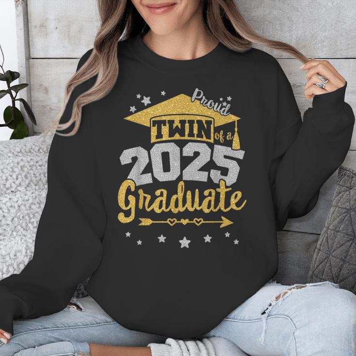 Proud Twin Of a 2025 Graduate Team 25 Senior Graduation Unisex Sweatshirt