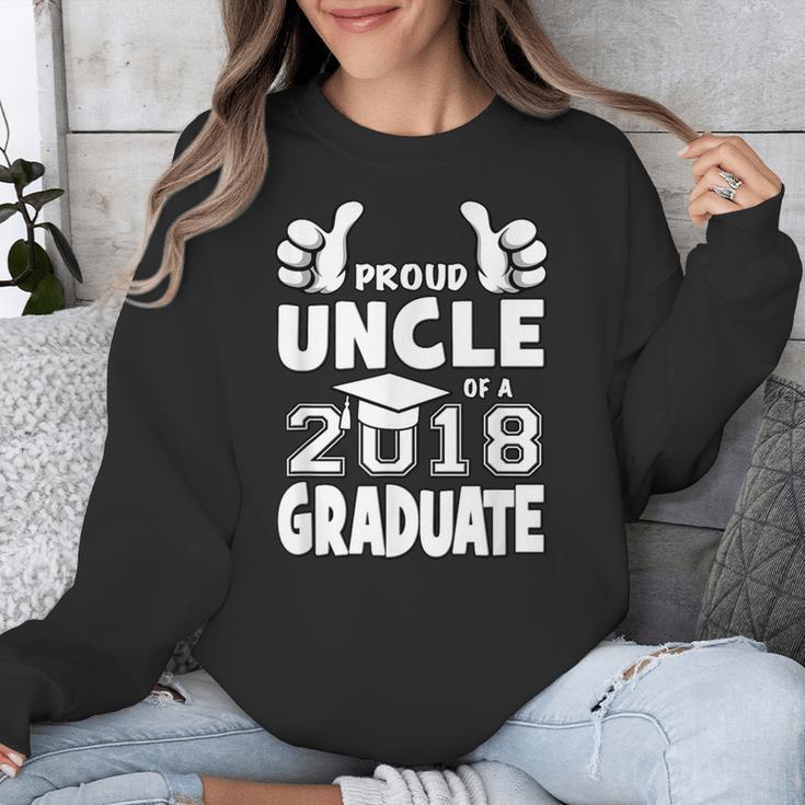 Proud Uncle Of A 2018 Graduate Senior Graduation Shirt Unisex Sweatshirt