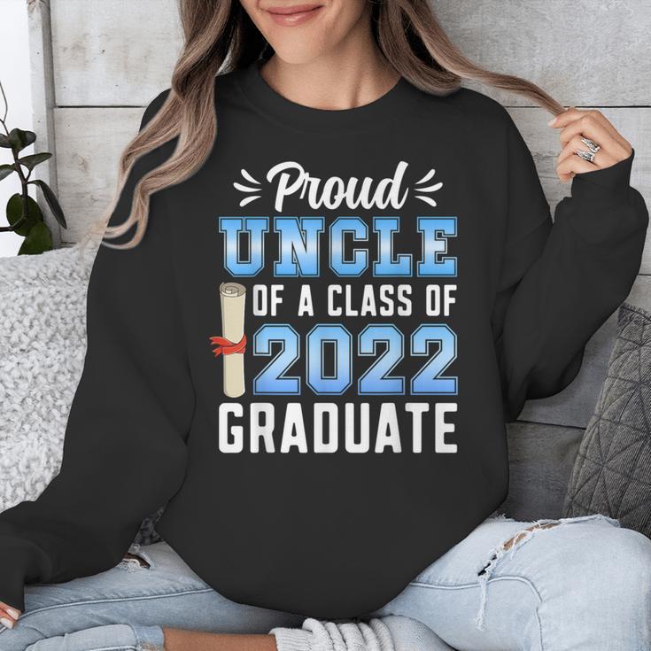 Proud Uncle Of A Class Of 2022 Graduate 22 Senior Graduation Unisex Sweatshirt