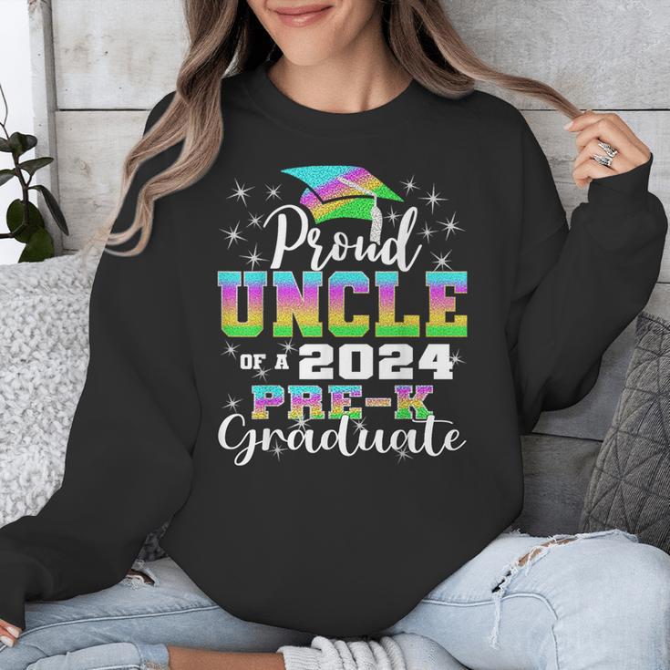 Proud Uncle Of PreK School Graduate 2024 Graduation Uncle Unisex Sweatshirt