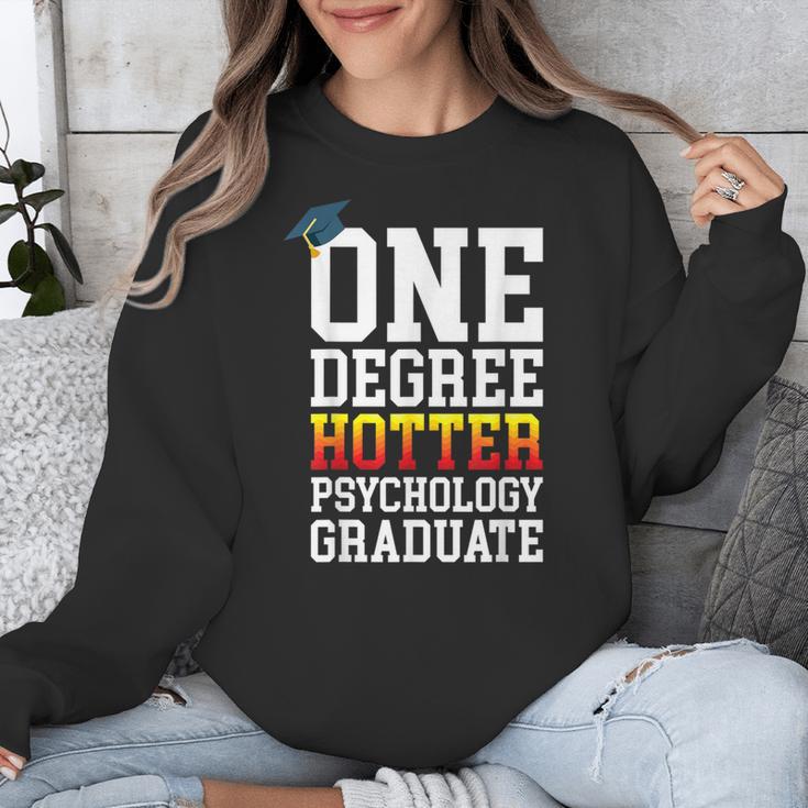 Psychology Graduation Shirt Hotter By One Degree University Unisex Sweatshirt