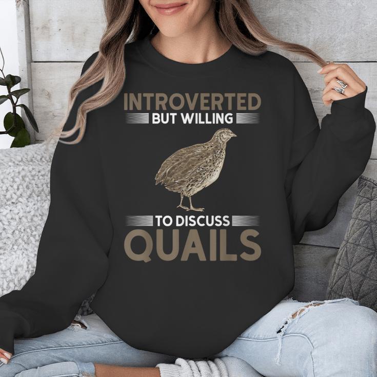 Quail Bird Lover Introvert Quail Unisex Sweatshirt Quail Bird Lover Introvert Quail Unisex Sweatshirt
