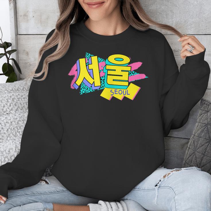 Rad Retro Seoul 90s Style Vintage South Korea 90s Nostalgia Unisex Sweatshirt