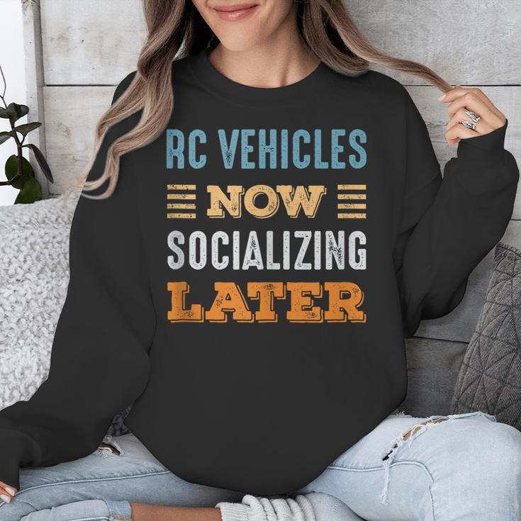 RC Vehicles Now Minimal Socializing Introvert Vintage Unisex Sweatshirt RC Vehicles Now Minimal Socializing Introvert Vintage Unisex Sweatshirt