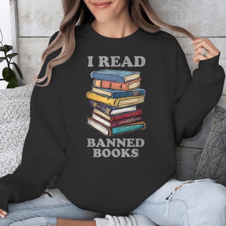 I Read Banned Books Bookworm Unisex Sweatshirt