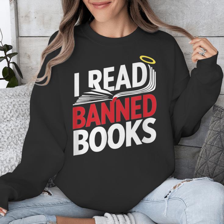 I Read Banned Books Defiant And Bold Unisex Sweatshirt I Read Banned Books Defiant And Bold Unisex Sweatshirt