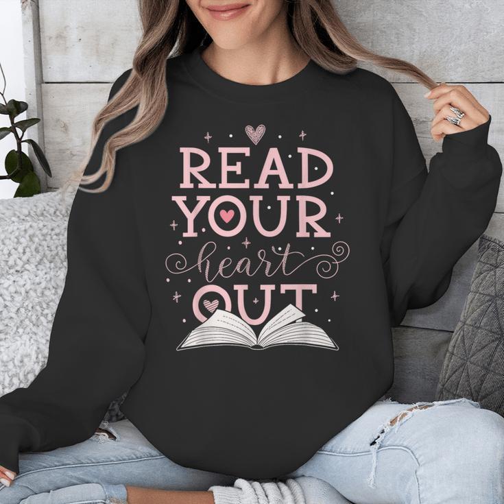 Read Your Heart Out Book Adventures In Pages Unisex Sweatshirt
