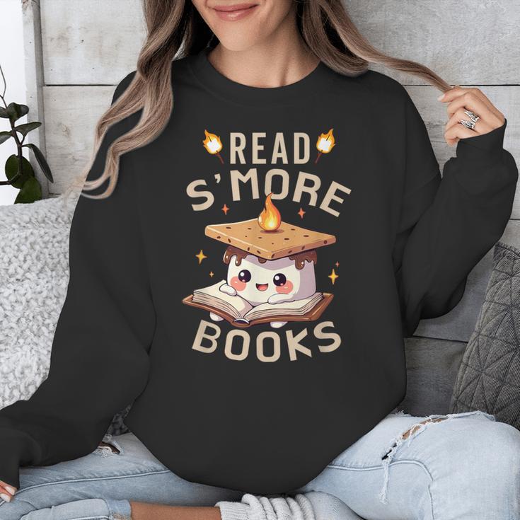 Read S'More Book Marshmallow Book Reading Lover Unisex Sweatshirt