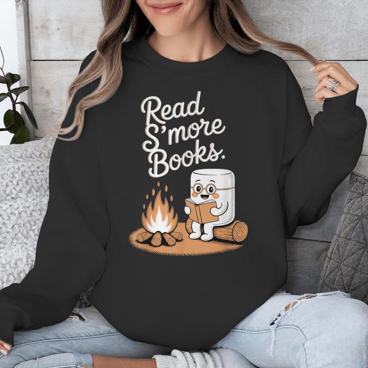 Read S'More Books Camping Outdoors Reading Campfire Smores Unisex Sweatshirt Read S'More Books Camping Outdoors Reading Campfire Smores Unisex Sweatshirt