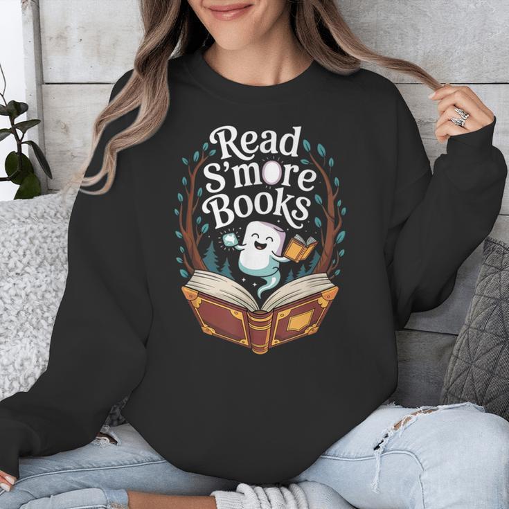 Read S'More Books Camping Outdoors Travel Campfire Unisex Sweatshirt