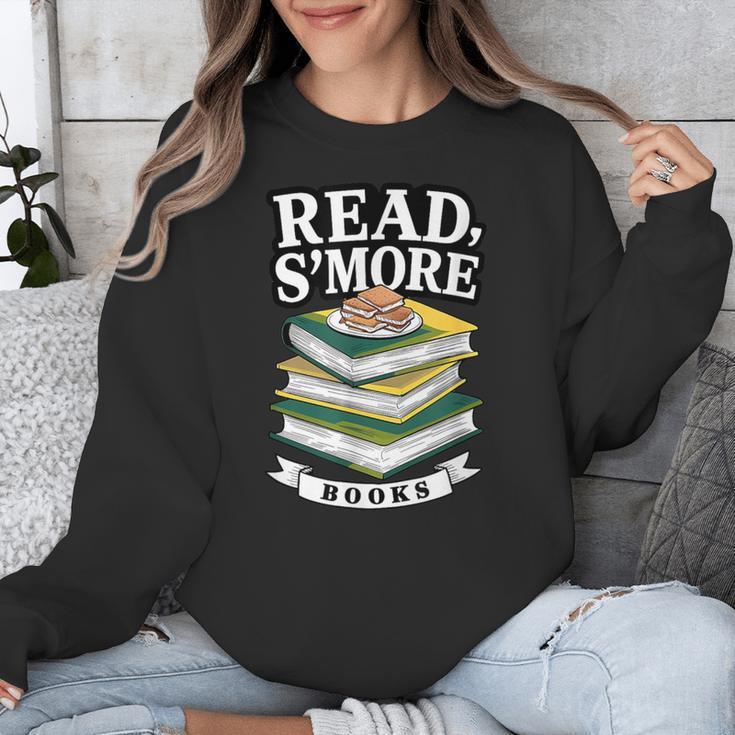 Read S'More Books Marshmallow Reading Smores Unisex Sweatshirt