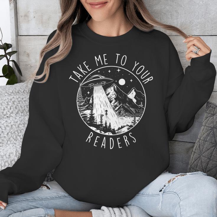 Take Me To Your Readers Book Lover Reading Bookworm Unisex Sweatshirt Take Me To Your Readers Book Lover Reading Bookworm Unisex Sweatshirt