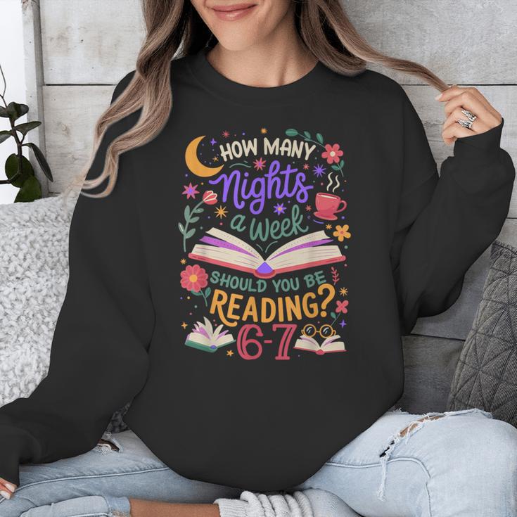 Reading 6 7 Meme Six Seven Cozy Book Lover Teacher Unisex Sweatshirt