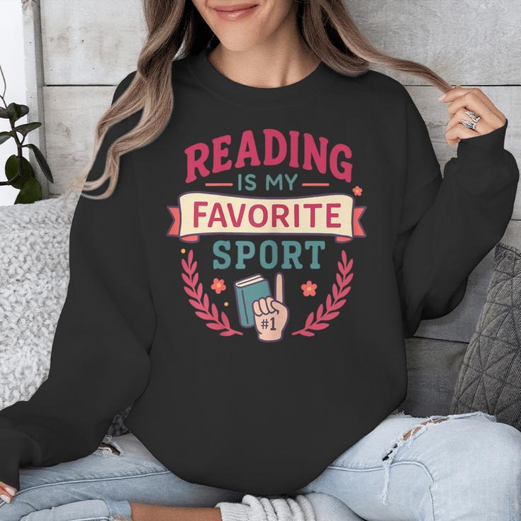 Reading Is My Favorite Sport Book Lover Keepsake For Women Unisex Sweatshirt Reading Is My Favorite Sport Book Lover Keepsake For Women Unisex Sweatshirt