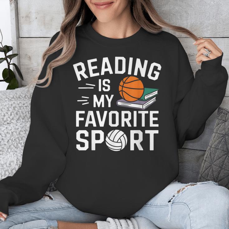 Reading Is My Favorite Sport Reading Book Lover Reader Unisex Sweatshirt Reading Is My Favorite Sport Reading Book Lover Reader Unisex Sweatshirt