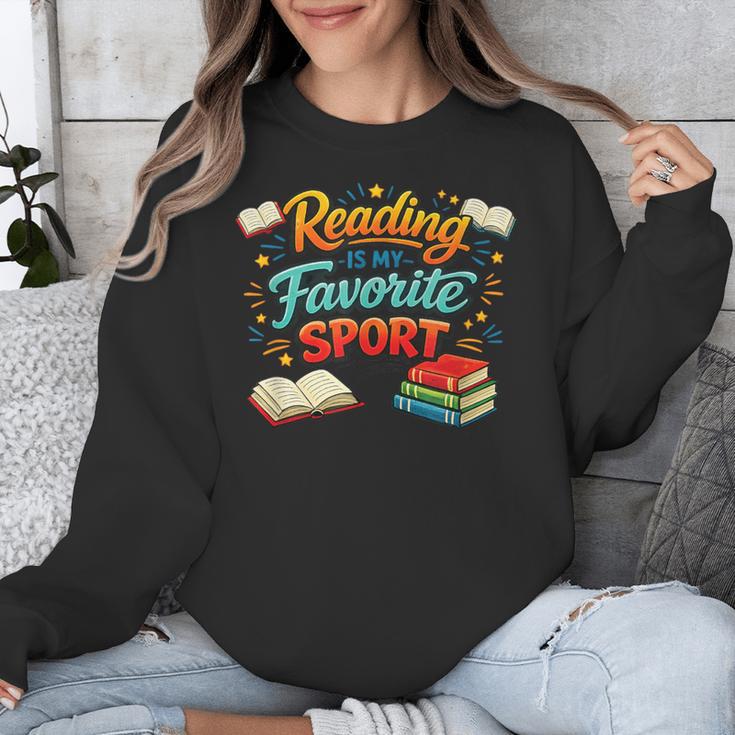 Reading Is My Favorite Sport Book Lover Unisex Sweatshirt Reading Is My Favorite Sport Book Lover Unisex Sweatshirt