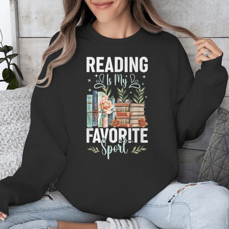 Reading Is My Favorite Sport Bookworm Unisex Sweatshirt