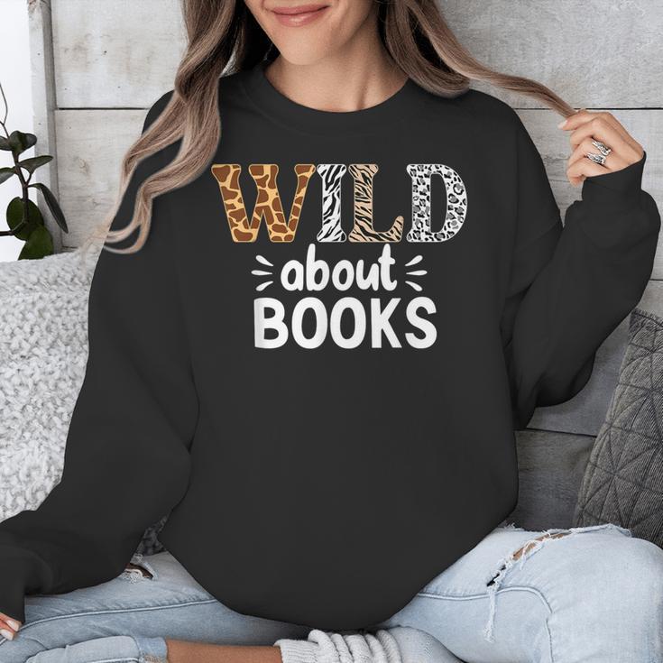 Reading Lover Wild About Books Reading Books And Bookworm Unisex Sweatshirt Reading Lover Wild About Books Reading Books And Bookworm Unisex Sweatshirt