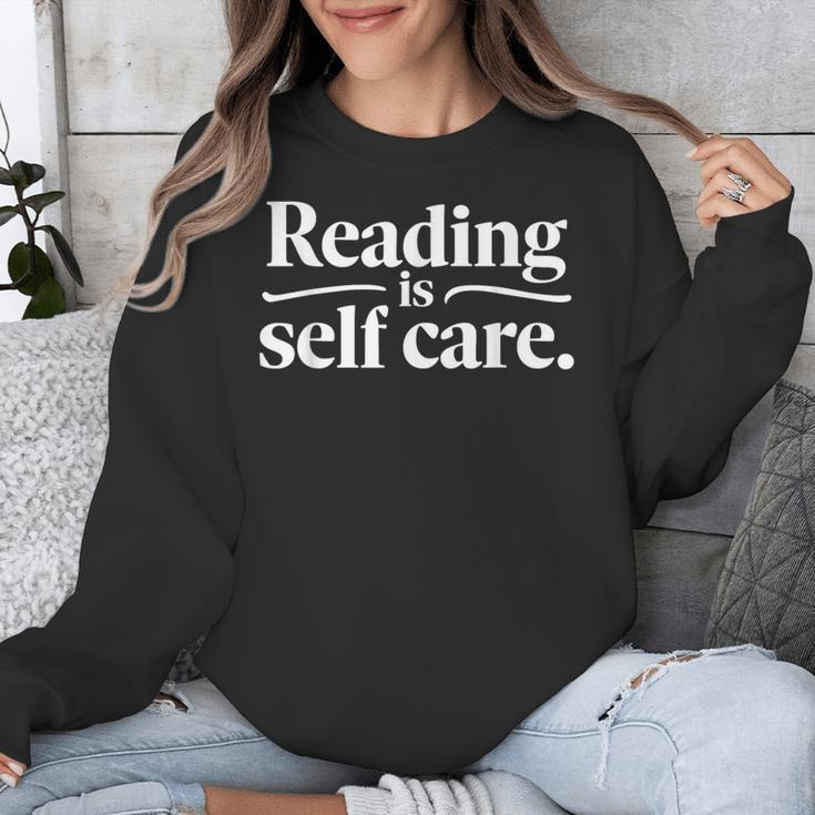 Reading Is Self Care Bookworm Reading Book Lovers Unisex Sweatshirt Reading Is Self Care Bookworm Reading Book Lovers Unisex Sweatshirt