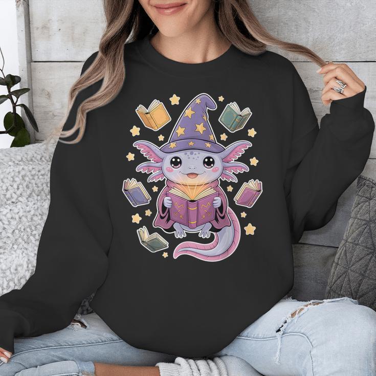 ReadsALOTL Cute Axolotl Book Lover Unisex Sweatshirt