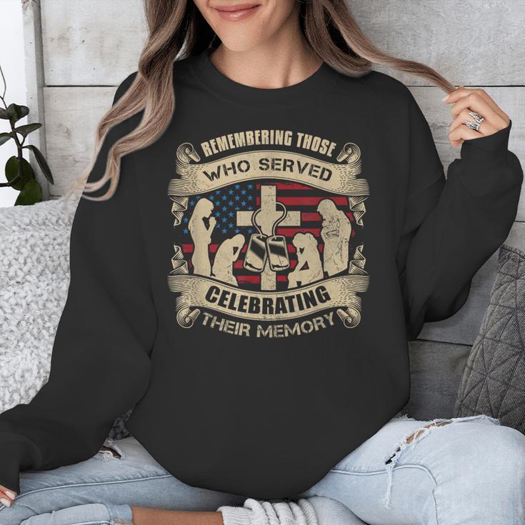 REMEMBERING THOSE WHO SERVED CELEBRATING THEIR MEMORY Unisex Sweatshirt REMEMBERING THOSE WHO SERVED CELEBRATING THEIR MEMORY Unisex Sweatshirt