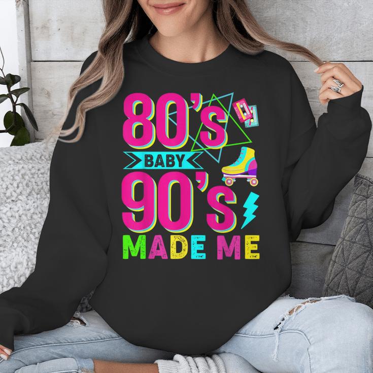 Retro 1980s 80's Baby 1990s 90's Made Me Nostalgia Vibes Unisex Sweatshirt Retro 1980s 80's Baby 1990s 90's Made Me Nostalgia Vibes Unisex Sweatshirt