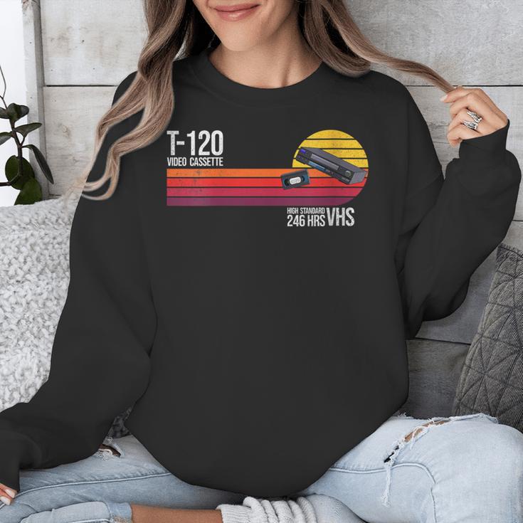 Retro 80's 90's Music Nostalgia Video Cassette Tape VHS Unisex Sweatshirt