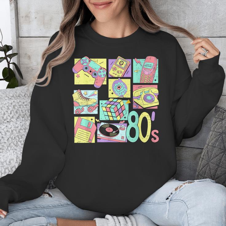Retro 80s Nostalgia 1980s Throwback Party Costume Unisex Sweatshirt