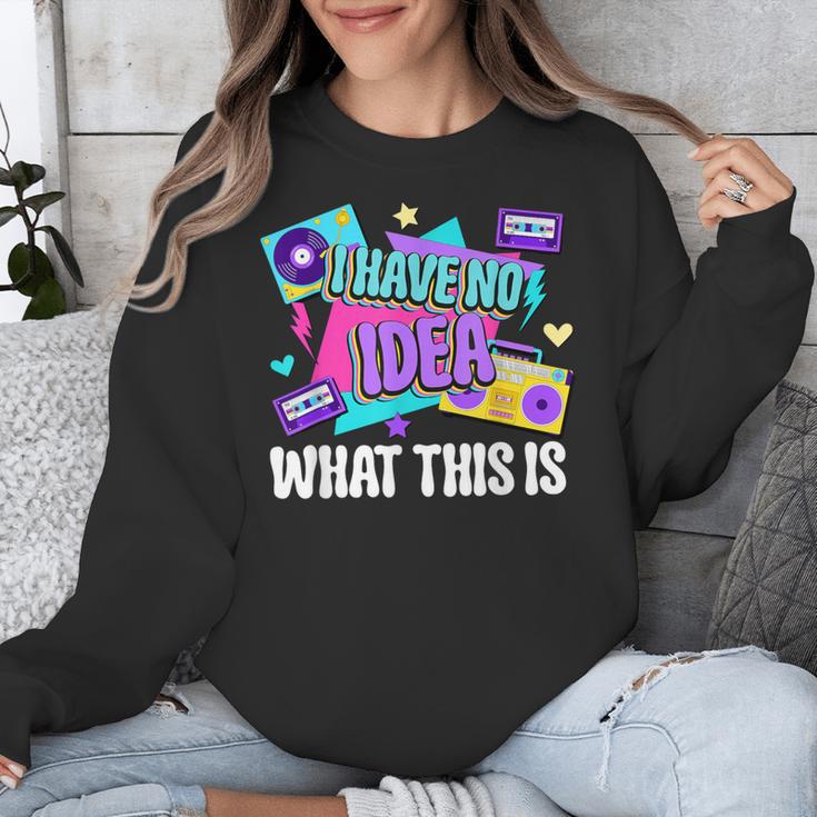 Retro 80s Style 90s Pop Fashion Nostalgia Eighties Music Unisex Sweatshirt Retro 80s Style 90s Pop Fashion Nostalgia Eighties Music Unisex Sweatshirt