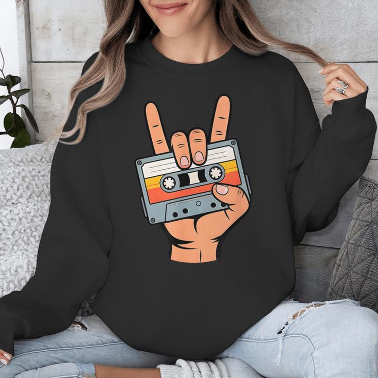 Retro Cassette Tape For 80s & 90s Nostalgia Unisex Sweatshirt
