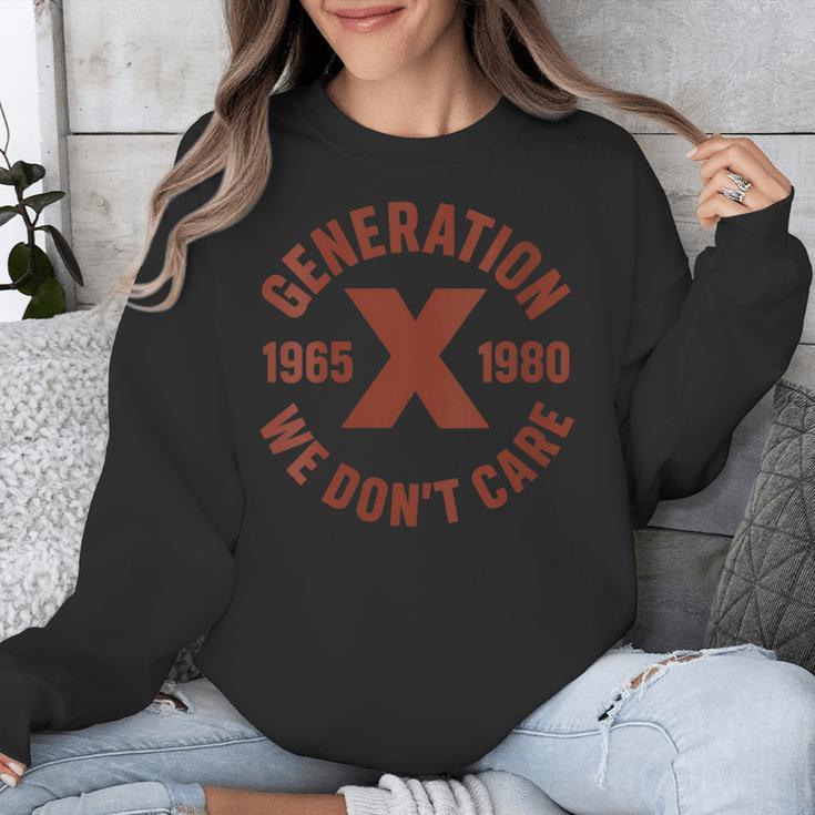Retro Gen X 1965-1980 Sarcastic Nostalgia Graphic Unisex Sweatshirt Retro Gen X 1965-1980 Sarcastic Nostalgia Graphic Unisex Sweatshirt
