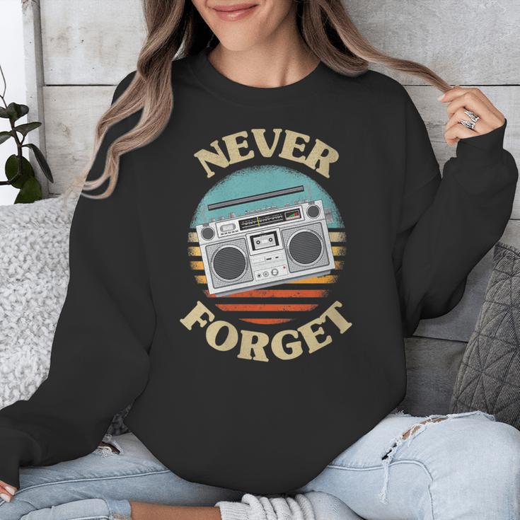 Retro Radio Never Forget Nostalgia Vintage Unisex Sweatshirt Retro Radio Never Forget Nostalgia Vintage Unisex Sweatshirt