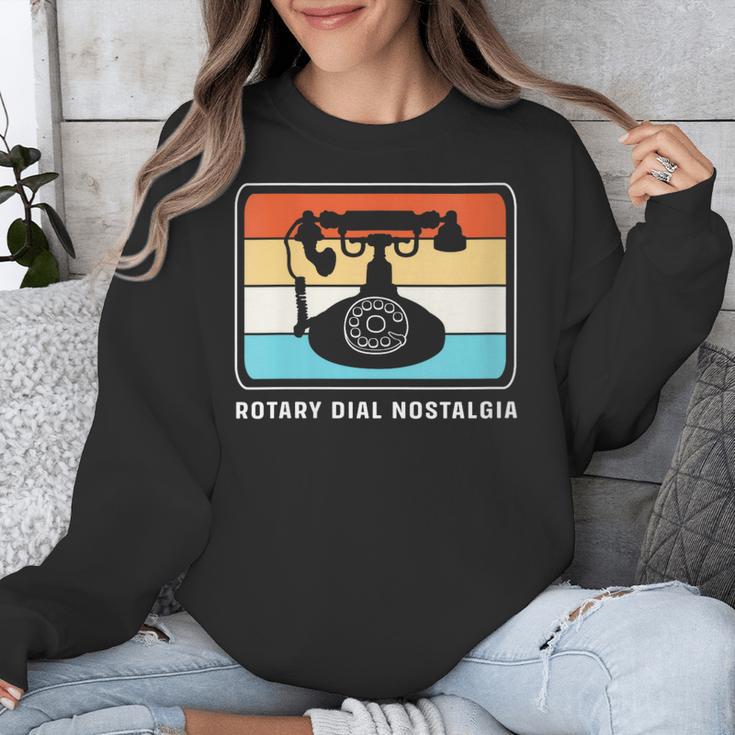 Retro Rotary Dial Nostalgia Dial Phone Unisex Sweatshirt
