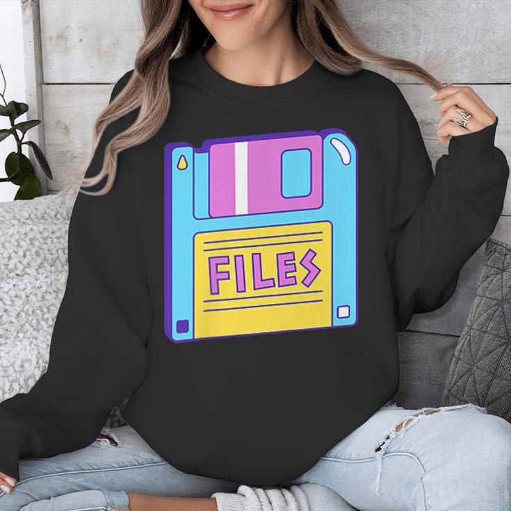 Retro TechnologyOld School Floppy Nostalgia 90s Generation Unisex Sweatshirt