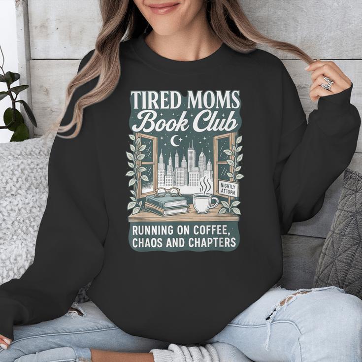 Retro Tired Moms Book Club Bookish Booktrovert Mother's Day Unisex Sweatshirt Retro Tired Moms Book Club Bookish Booktrovert Mother's Day Unisex Sweatshirt