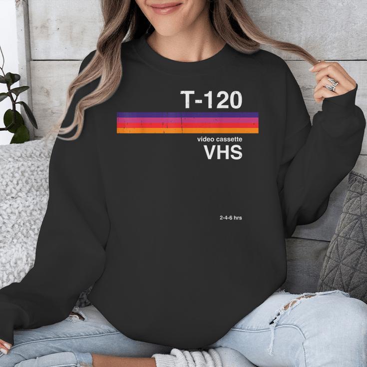 Retro VHS Tape Graphics 80s 90s Nostalgia Costume Unisex Sweatshirt