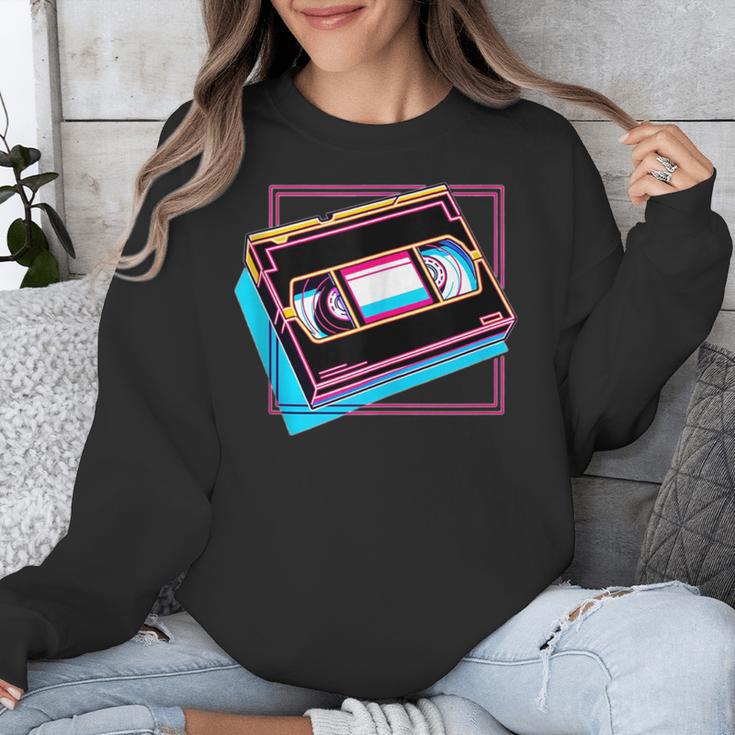 Retro VHS Vaporwave Video Cassette Nostalgia Geek Chic Unisex Sweatshirt Retro VHS Vaporwave Video Cassette Nostalgia Geek Chic Unisex Sweatshirt