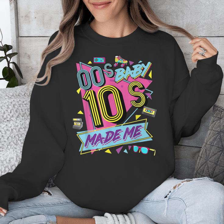 Retro Vintage 00's Baby 10's Made Me Nostalgia Classic Unisex Sweatshirt