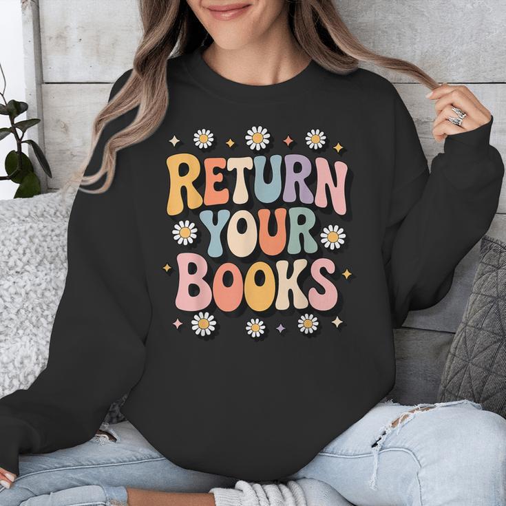 Return Your Books School Librarian Unisex Sweatshirt Return Your Books School Librarian Unisex Sweatshirt