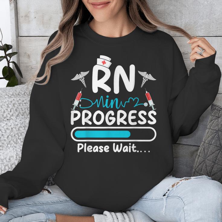 RN In Progress Loading Future Nurse Graduation Lover Unisex Sweatshirt