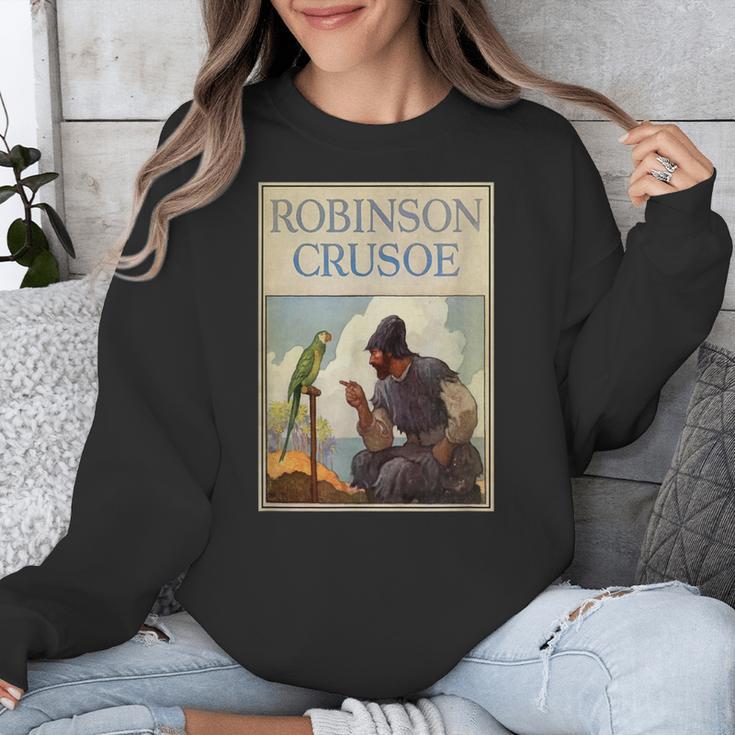 Robinson Crusoe Book Cover 1920 Unisex Sweatshirt