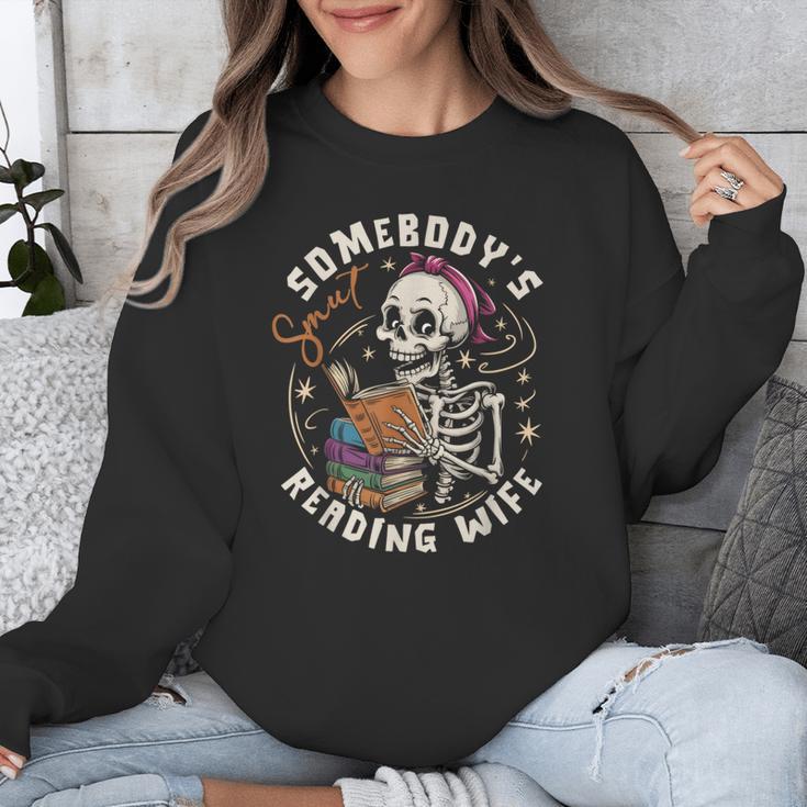 S Mut Book Spicy Romance Somebody's S Mut Reading Wife Unisex Sweatshirt
