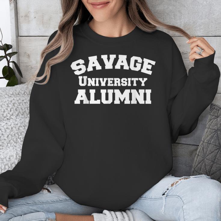 Savage University Shirt School Graduation Shirts Unisex Sweatshirt