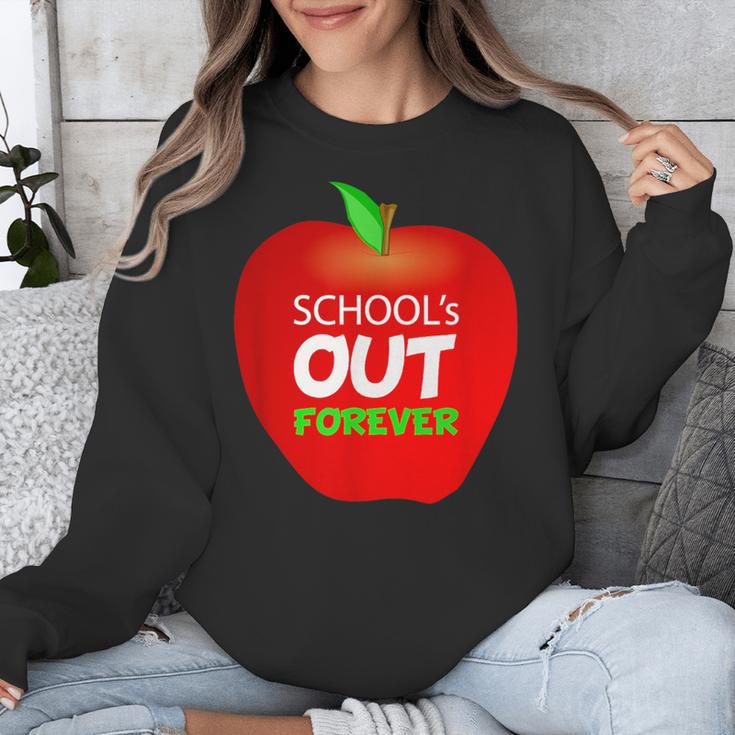 School Is Out Forever Graduation Humor Unisex Sweatshirt