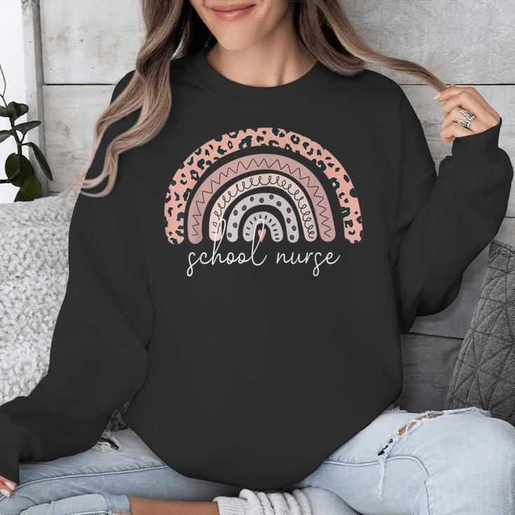 School Nurse Appreciation Rainbow Graduation Medical Nursing Unisex Sweatshirt