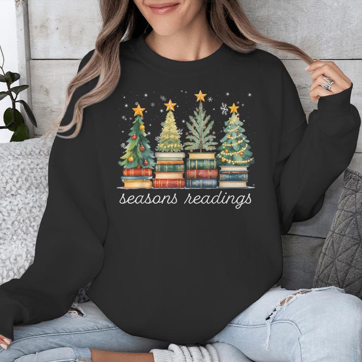 Seasons Readings All Booked For Christmas Book Reading Lover Unisex Sweatshirt Seasons Readings All Booked For Christmas Book Reading Lover Unisex Sweatshirt