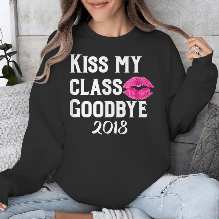 Sen18r Shirt Senior 2018 Graduation Kiss Lips Unisex Sweatshirt